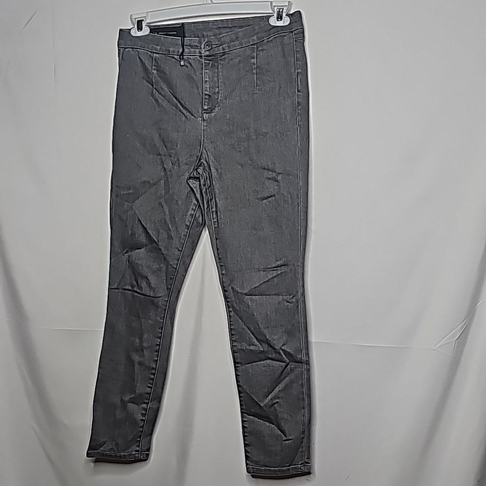 Armani Exchange A/X gray grey denim skinny jeans sz 31
